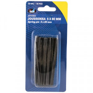 JOUSISOKKA 5X80MM 10KPL DIN1481